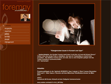 Tablet Screenshot of matthias-foremny.de